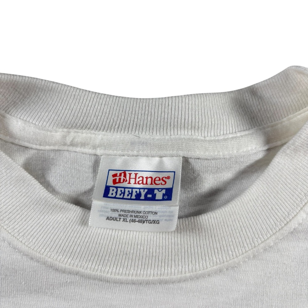 VTG Fanny Ann's Saloon Sacrament Graphic Tee White XL Hanes Beefy-T Streetwear - Picture 4 of 7